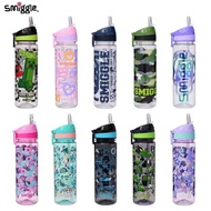 New Smiggle Drink bottle 650ml straw for boy and girl kettle various designs available