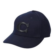 【W小舖】COACH CB698 深藍色 帽子 棒球帽 平沿帽 遮陽帽-全新真品現貨在台
