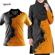 Sublimation Jersey Customized Family/ Couple Shirt Baju Sedondon Baju Jersey Muslimah Couple Tshirt 