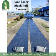 Black Roll Pond Liner Lining Garden Fish 5 Meter