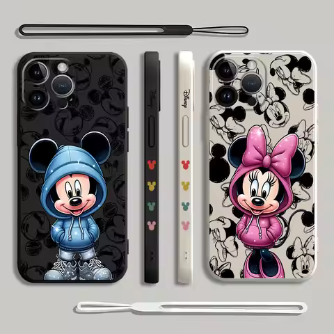 Case for Xiaomi Mi 11T Pro 10 Lite 10T 13T 12 Lite 11 Lite 12T 10T Disney Cute Minnie Mickey Soft TP