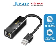 Genuine Jasoz T-F107/T-F113 USB 2.0/Type C to LAN RJ45 conversion cable - 18 months