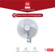 KDK M40CS Pull Switch Wall Fan with Standard Installation