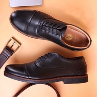 JAZZ 02 BLACK (GENUINE LEATHER) - Original Reylman Men's Formal Oxford Office Shoes