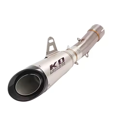 Motorcycle Exhaust Escape Systems Middle Link Pipe With DB Killer Slip On For Suzuki SV650 2003-2015