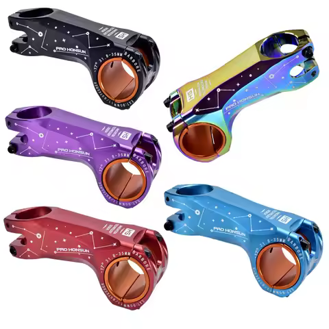 G573 Bicycle Stem Mountain Bike -17 degrees Pull Up XC Cross Country Aluminum Alloy 35/31.8 * 90 mm 