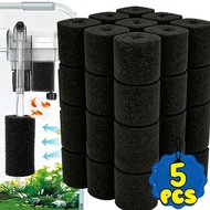 5Pcs 3 Sizes Aquarium Filter Intake Sponges Fish Tank Inlet Pre-Filter Sponge Guards for Shrimp Fry 