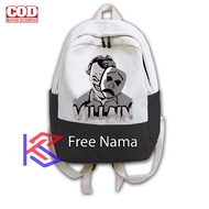 Free NAME CHILDREN'S BAG BACKPACK FOR BOYS FREEFIRE GARENA VILLIAN / UNISEX BACKPACK FREEFIRE GARENA