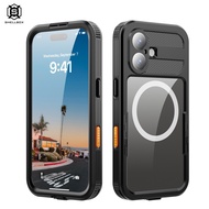 Shellbox for iPhone 17ProMax/17Pro/17Air/17 Clear Case with MagSafe Waterproof Case