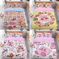 星之卡比 床單套裝 床笠 被套 枕頭袋 kirby 粉紅兔兔 枕套 家居 日用品 床上用品