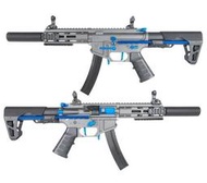 【森下商社】King Arms PDW 9mm M-Lok SBR SD 電動衝鋒槍 灰藍色 24932-2