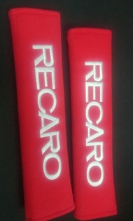 Recaro 刺繡圖案 氣車 私家車 安全帶 護肩套