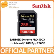 SanDisk Extreme Pro SDXC UHS-I Card 256GB, 512GB , U3, C10, V30, UHS-I . 170MB/S. Local  Lifetime Wa