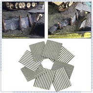 [Eigell] 8x 1:35 Steel Shed Corrugated Sheets Architecture House Hobby Craft Building