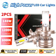 R6 Auto LED Headlights – Ultra-Bright, Universal Fit (H1, H4, H7, H11, 9005, 9006, 9012) – 6000K Car