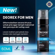 DEOREX BODY ODORIZER FOR MEN DEODORANT 60ml
