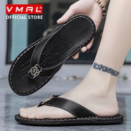 VMAL รองเท้าแตะกลางแจ้งกันลื่นสำหรับผู้ชายรองเท้าใส่ในฤดูร้อนรองเท้าแตะกลางแจ้งแบบด้านล่างที่อ่อนนุ่