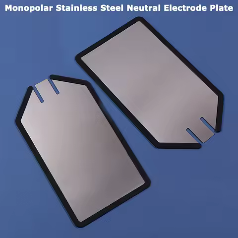 140mm*240mm Reusable Monopolar Stainless Steel Neutral Electrode Plate Esu Grounding Pad Neutral Ele