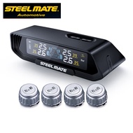 NJBESTJOY STEELMATE TPMS E3 Pro Solar Tire Pressure Monitoring Car Tire Alarm