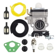 U-TOOLS Carburetor Set Fit 43CC 52CC TB43 1E40F-5 BC520 CG430 CG520 WYK-74 Fuel Filter Grass Cutter 