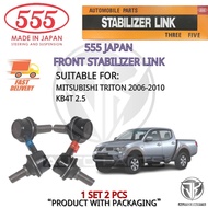 #1 PAIR#555 JAPAN FRONT ABSORBER STABILIZER LINK MITSUBISHI TRITON 2006-2010 KB4T 2.5 (555-SL-7950RL