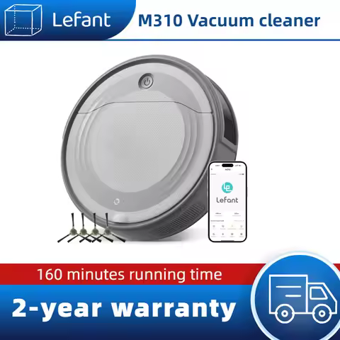 Lefant M310 Robot Vacuum Cleaner– 4500Pa Suction, Ultra-Slim & Quiet, PreciSense Obstacle Avoidance,