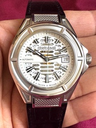 近全新 自動 Franck Muller X Roberto Cavalli 瑞士製 大裝 42MM 機械腕錶 FULL SET 附 原裝 外盒 豪華錶盒 枕頭 保證咭 說明書