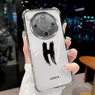 For Honor X9D Case Lucky Letter J Phone Case with Thickened Corners and Shockproof Design 26 Lucky L