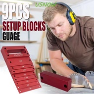 USNOW Setup Blocks, Calibration Size Markings Height Gauge Blocks, Rulers Precision Measuring Alumin