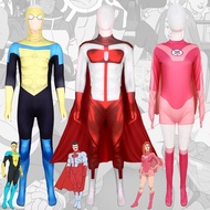 Invincible Young Man Cosplay Jumpsuit - American Comic Character Costume