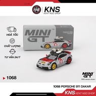 1/64 scale model cars simulating different types of MINI GT Porsche 911 Dakar cars - KentNgoShop