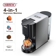 Hibrew Coffee Machine 4In1 Multiple Capsule Espresso Dolce Milk&amp;Nespresso&amp;ESE Pod&amp;Powder Coffee Maker Stainless Metal Outook H3