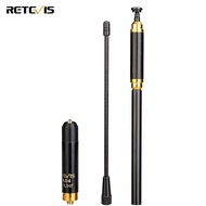 Retevis 2 Way Radios AntennaSMA-F 144/430MHz Dual Band Handheld AntennaTelescopicfor RT29 RT-5R RT5 
