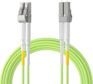 1M OM5 LC to LC Fiber Patch Cable, 1G/10G/40G/100G Multimode Fiber Jumper, WDM Technology, Duplex LC
