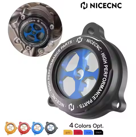 NiceCNC Engine Oil Filter Clear Cover Cap Guard For YAMAHA Raptor 700 700R YFM700 YFM700RSE YFM700RW