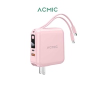 ACMIC A15 ประกัน2 ปี Powerbank 15000mAh ฟรีถุงผ้าสติกเกอร์ พาวเวอร์แบงค์ชาร์จเร็ว Fast Charge PD20W 