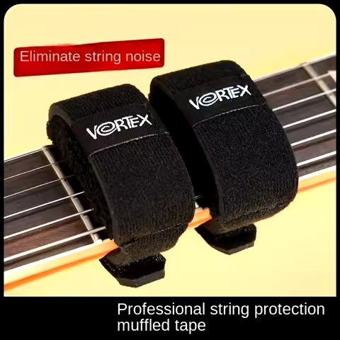Guitar Strap Guitar Beam Tape Noise Damper Adjustable Electric Guitar Mute Tape Silent Wrap Guitar F