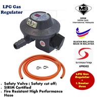 INTERSAFE GAS REGULATOR/KEPALA GAS Auto Cut Off Gas Regulator Adaptor LPG SIRIM Intersafe KEPALA GAS MASAK / 煤气头 / 煤气调节器