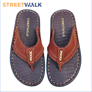 Street Walk Marikina Made Leather Sandals for Men Toe Clip Nubuck Sandals For Men Adults & Genuine L