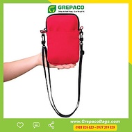 Túi Đựng Điện Thoại Grepaco Đeo Chéo Mini Nam Nữ Unisex Vải Dù Bố Tote Canvas Chống Thấm Nước Có Dây