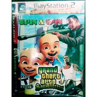 Cassette Ps2 Game GTA San Andreas Upin Ipin