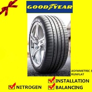 Goodyear Eagle F1 Asymmetric 3 RUNFLAT tyre tayar tire (with installation) 225/40R19 255/35R19