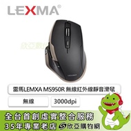 雷馬LEXMA MS950R 無線紅外線靜音滑鼠