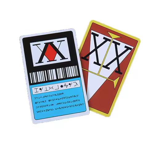 Brdwn HUNTERxHUNTER GON FREECSS Killua Zoldyck Kurapika Cosplay Hunter License Card Card