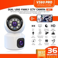 V380 PRO  Dual Lens 5MP Wireless CCTV Camera Wifi/4G Sim Card 360° Connect to Cellphone Night Vision