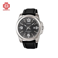 Casio General MTP-1314L-8AV Black Leather Band Men Watch