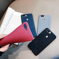 OPPO R15 R15X R11 R11S R9 R9S Plus Anti Fingerprint Case Sandstone Soft Silicon Matte Slim TPU Cover