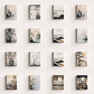 Japanese Canvas Painting, Original Art On Canvas, Japandi Wall Art, Japandi Art Print, Japandi Art,N