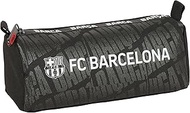 F. C. Barcelona Pencil Case with Zip and Compartment, Ideal for School Age, Comfortable and Versatil