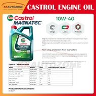 Castrol Magnatec 10w-40 Semi Synthetic Engine Lubricant Oil API SP 8000km